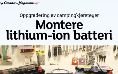 Oppgradering av campingkjøretøyer - Montere litium batteri