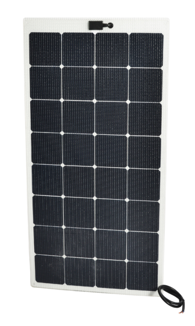 Makspower 110 watt Semirigid Solarpanel Solcellepanel Hvit B