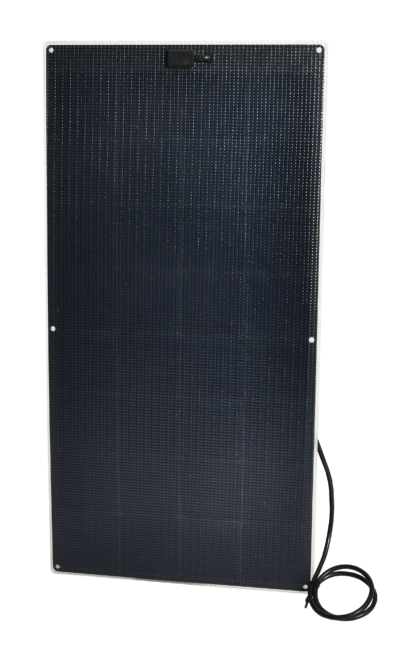 Makspower 110 watt Semirigid Solarpanel Solcellepanel Sort B
