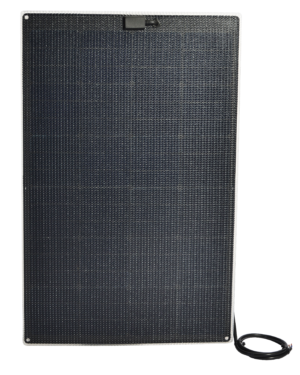 Makspower 80 watt Semirigid Solarpanel Solcellepanel Sort F